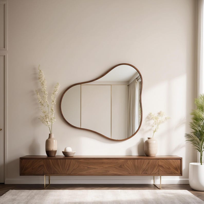 Põrandapeegel puidust raamiga - 3