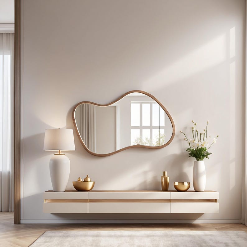 Sgàthan balla agus bun-bhuidseit neo-chothromach - Sgeadachadh ùr-nodha - 2