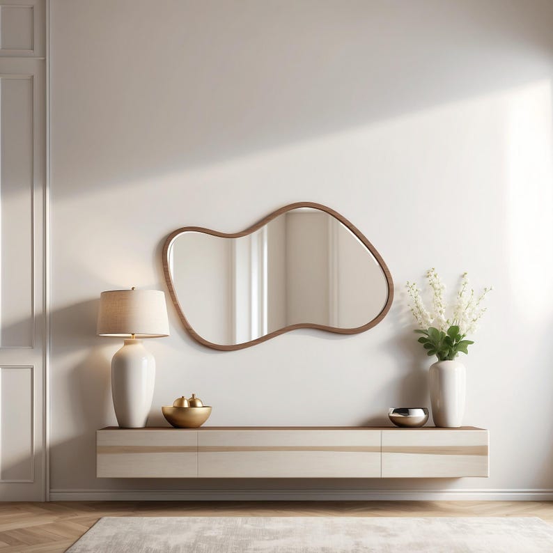 Sgàthan balla agus bun-bhuidseit neo-chothromach - Sgeadachadh ùr-nodha - 3