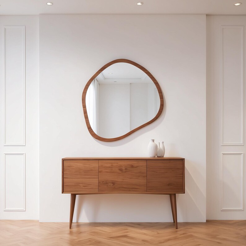 Квадратнае люстэрка - Асіметрычны дызайн - 5