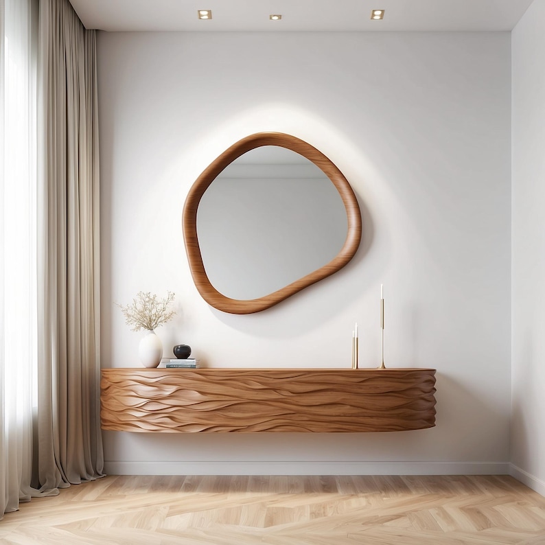 Asümmeetriline peegel sügava raamiga - 10