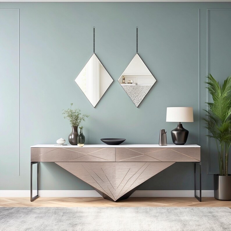 Diamantové zrkadlo - Sada 2 ks - 2