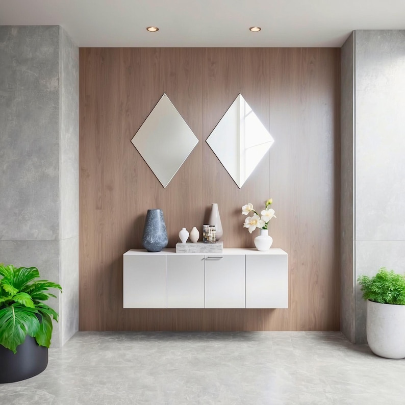 Diamantové zrkadlo - Sada 2 ks - 7