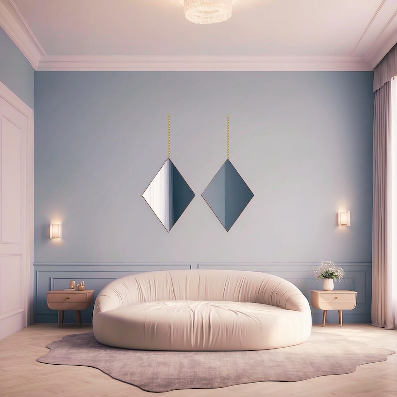 Diamantové zrkadlo - Sada 2 ks - 9