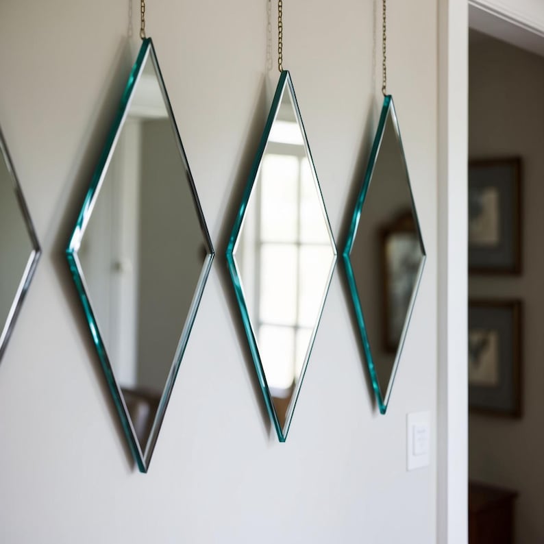 Diamond Mirror - Decorative Wall Art - 3