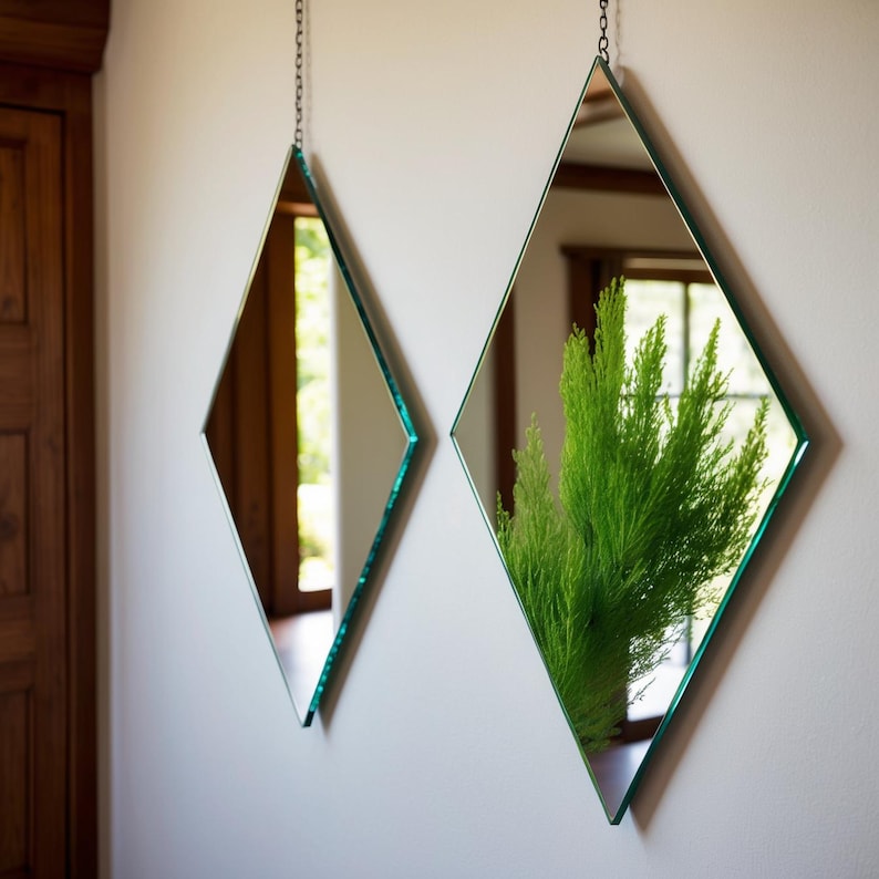 Diamond Mirror - Decorative Wall Art - 5