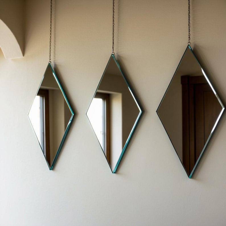 Diamond Mirror - Decorative Wall Art - 6