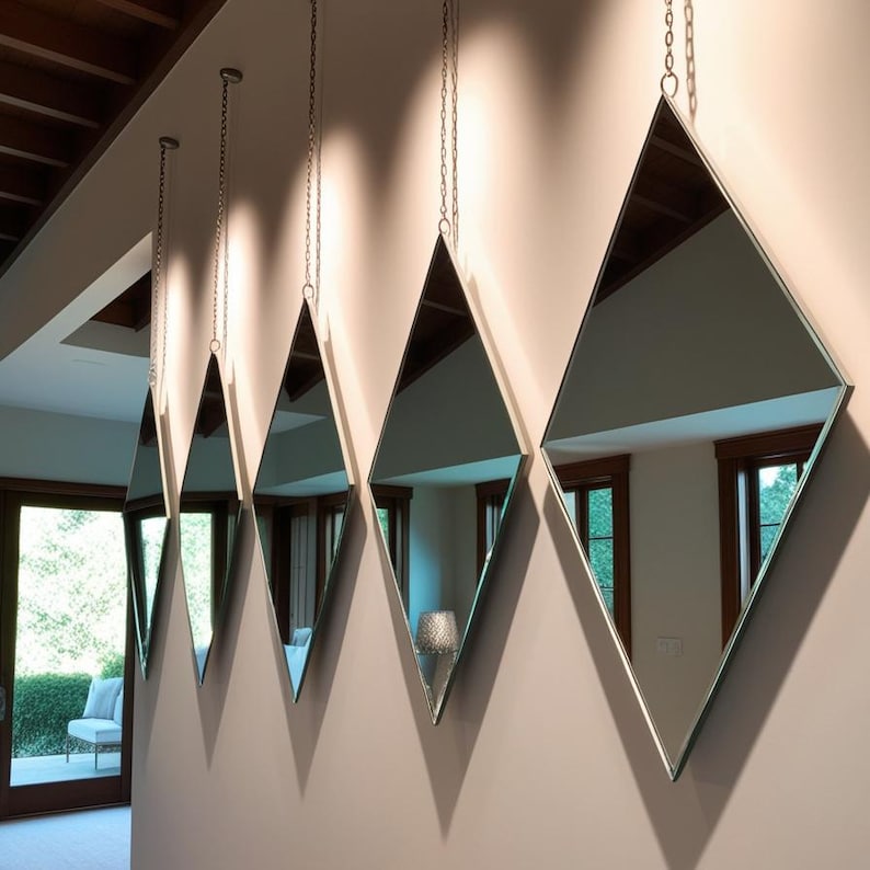 Diamond Mirror - Decorative Wall Art - 8