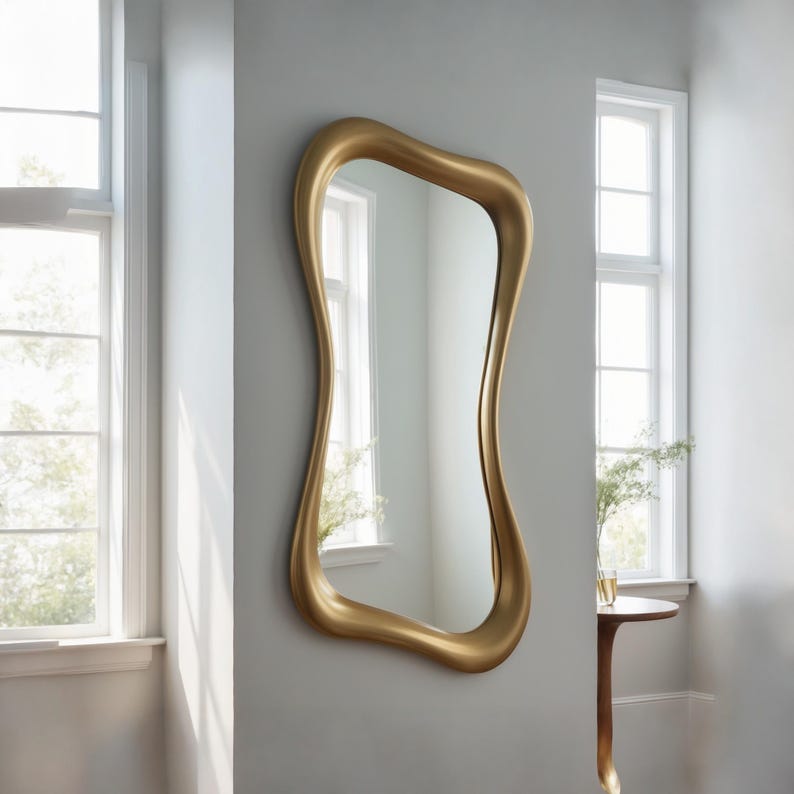 Full Length Mirror - Handcrafted Wood Frame - 3