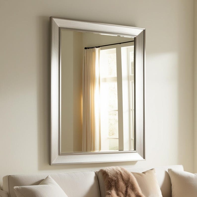 Luxury Framed Geometric Mirror - 7